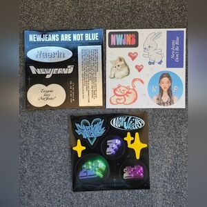 NewJeans stickers, New Jeans kpop merch, Haerin, Journaling stationary